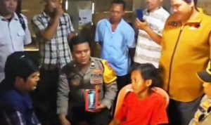 Polsek Muara Kelingi Bersama Hipama Bantu Anak Yatim yang Jadi Korban Pencurian